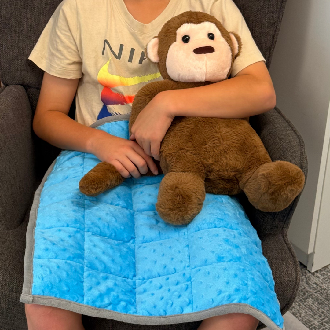 Weighed Lap Blanket - Super Soft  Minky Dot