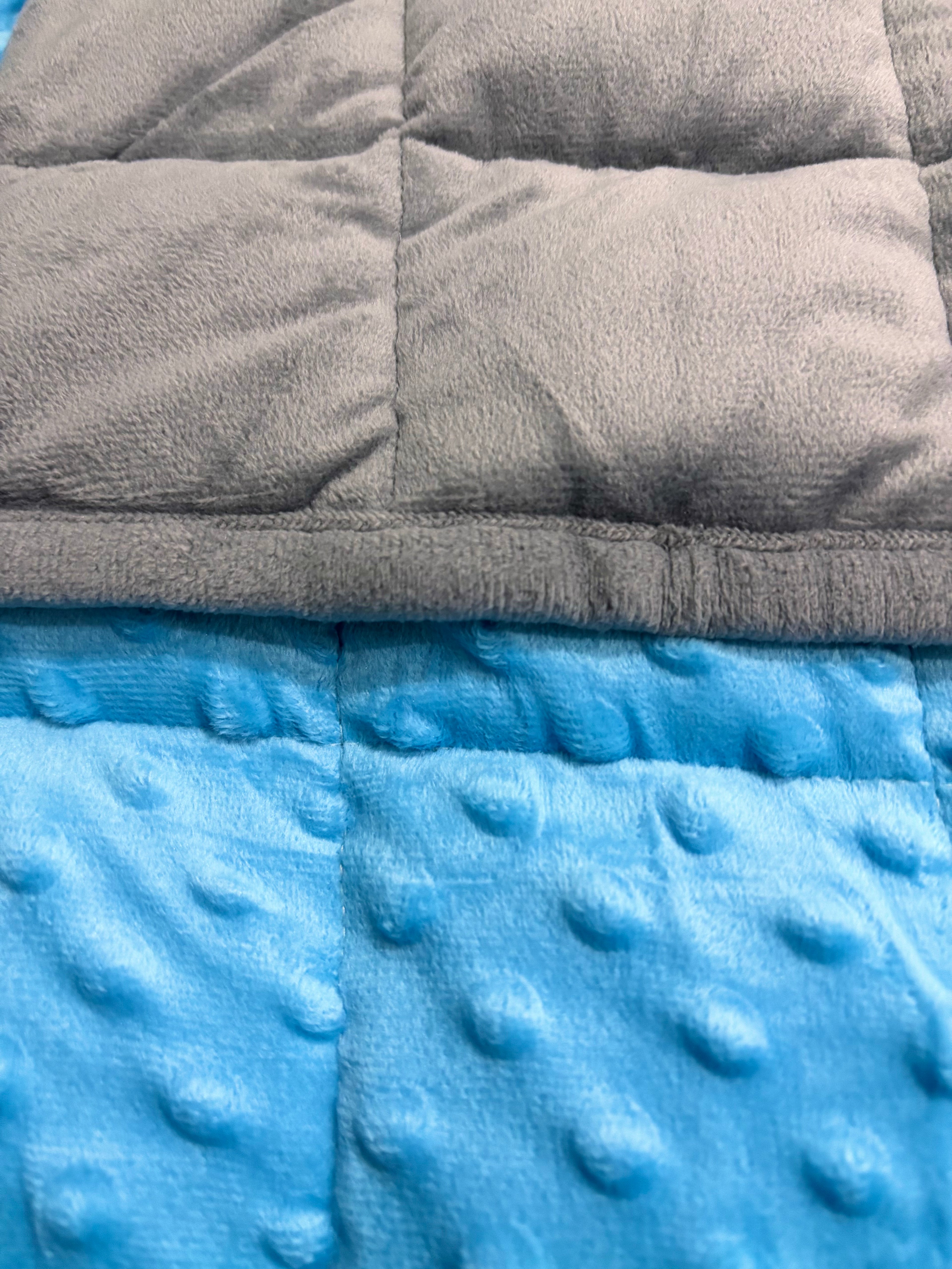 Weighed Lap Blanket - Super Soft  Minky Dot