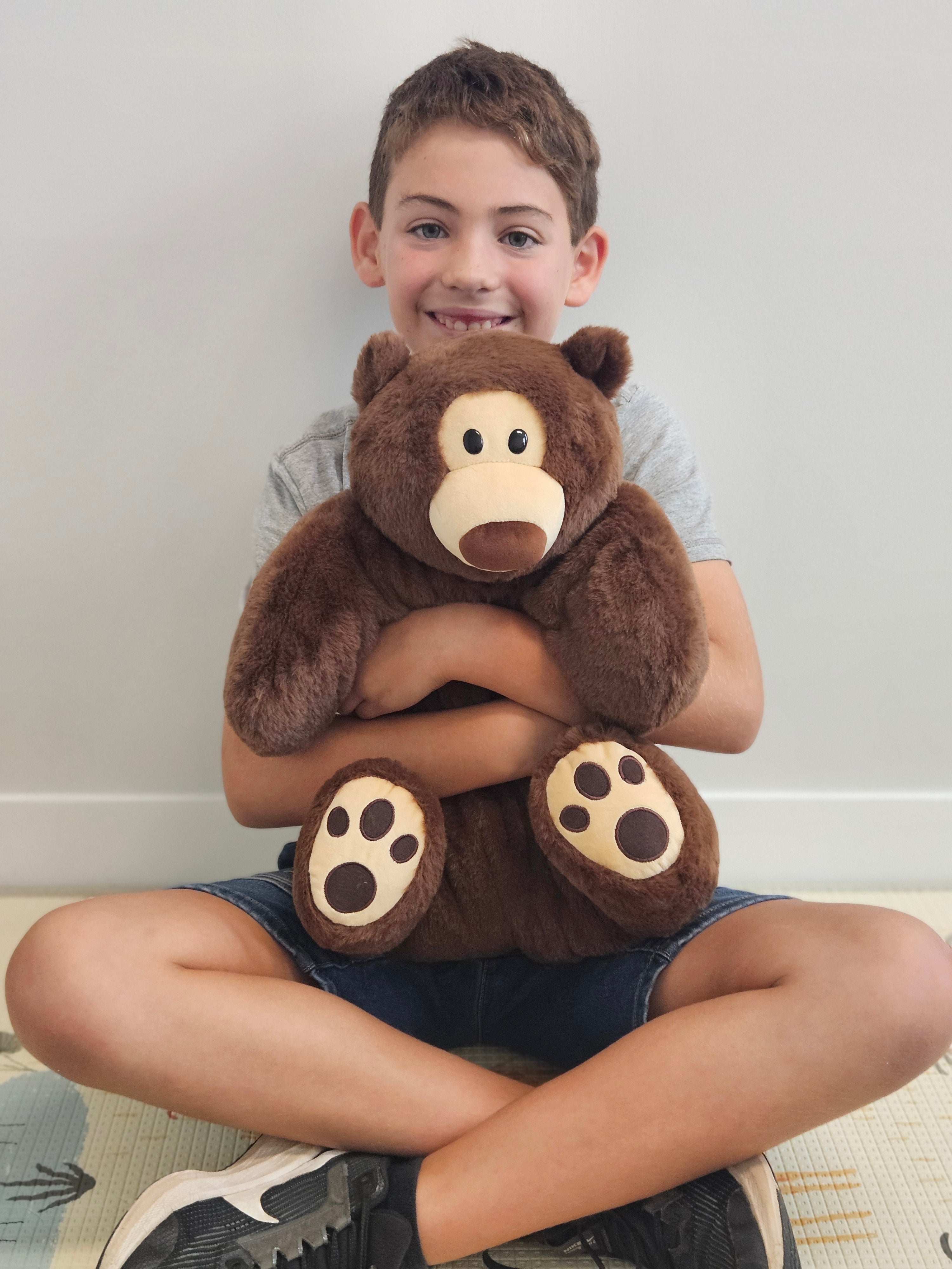 Weighted big brown lap bear 1.8kg