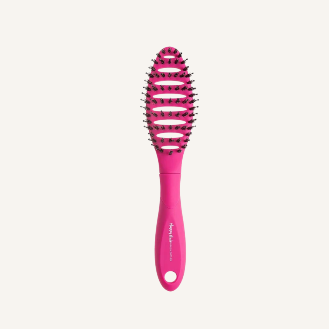 Mini Happy Hair Brush - Pink