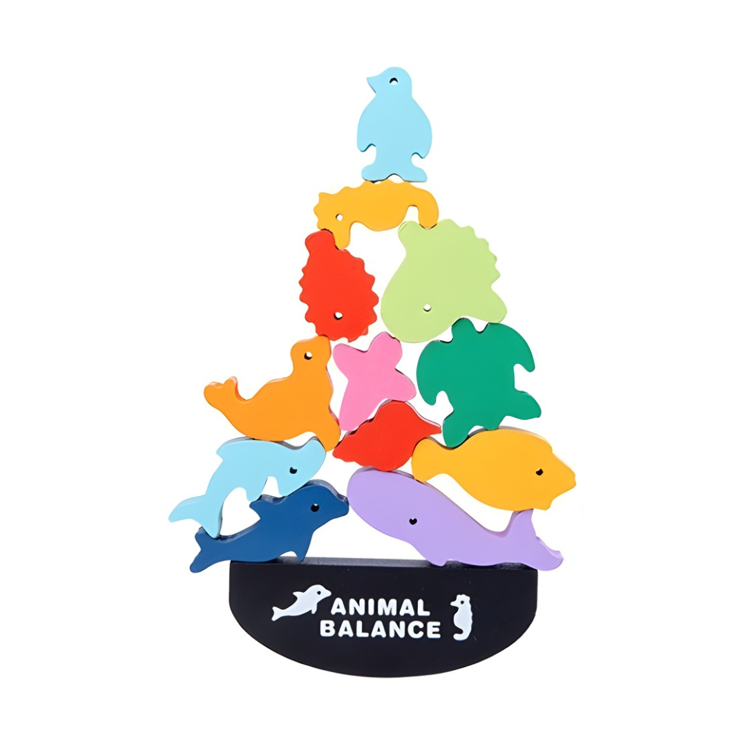 Animal Balance Stacking Game