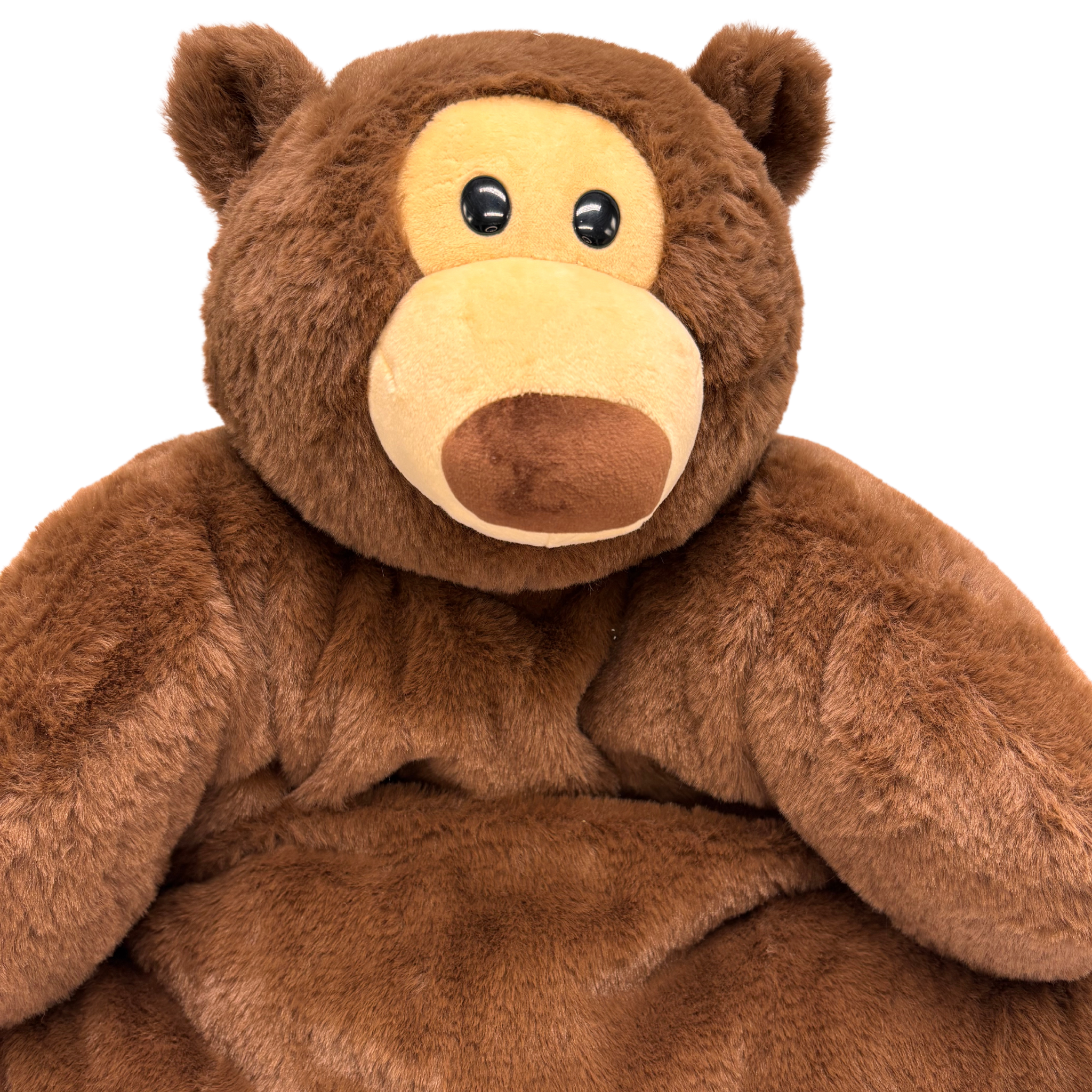 Weighted big brown lap bear 1.8kg