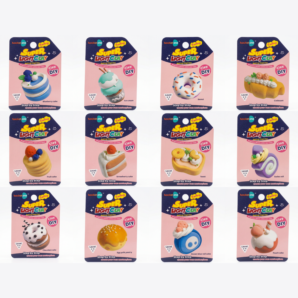 Super Light Clay Kit: Complete Bakery Collection (12 Pack)