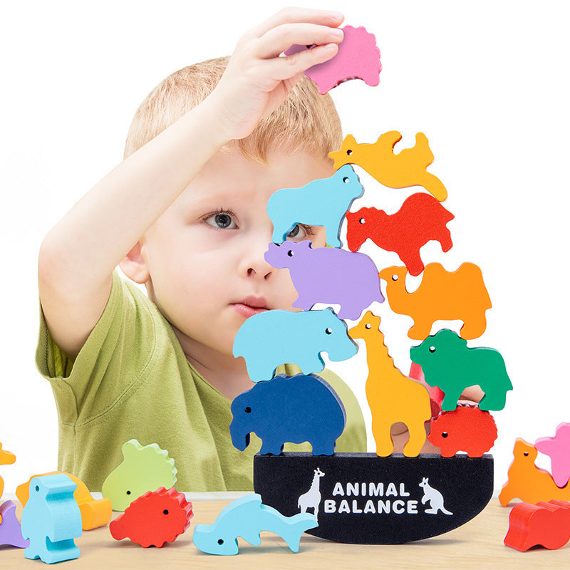 Animal Balance Stacking Game