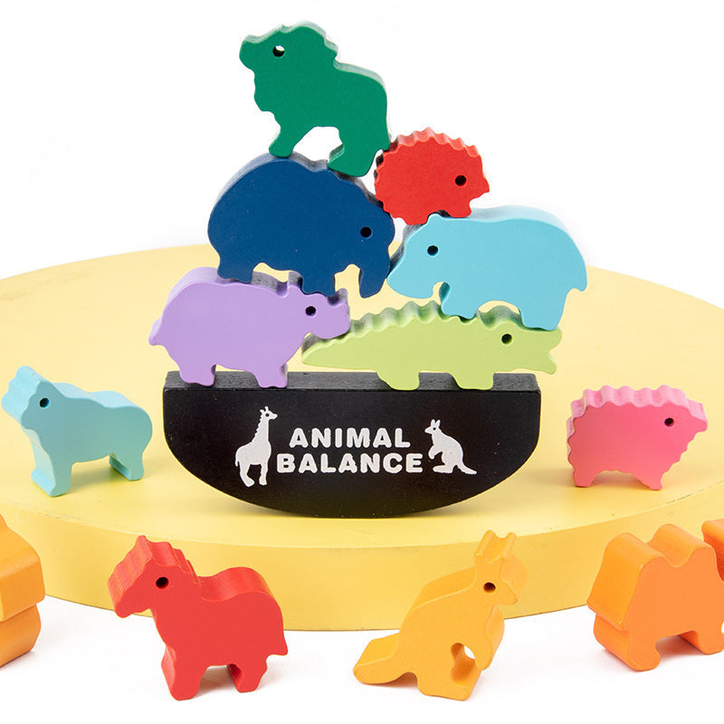 Animal Balance Stacking Game