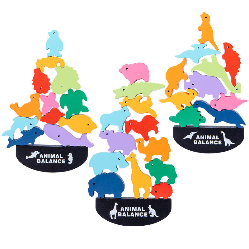 Animal Balance Stacking Game