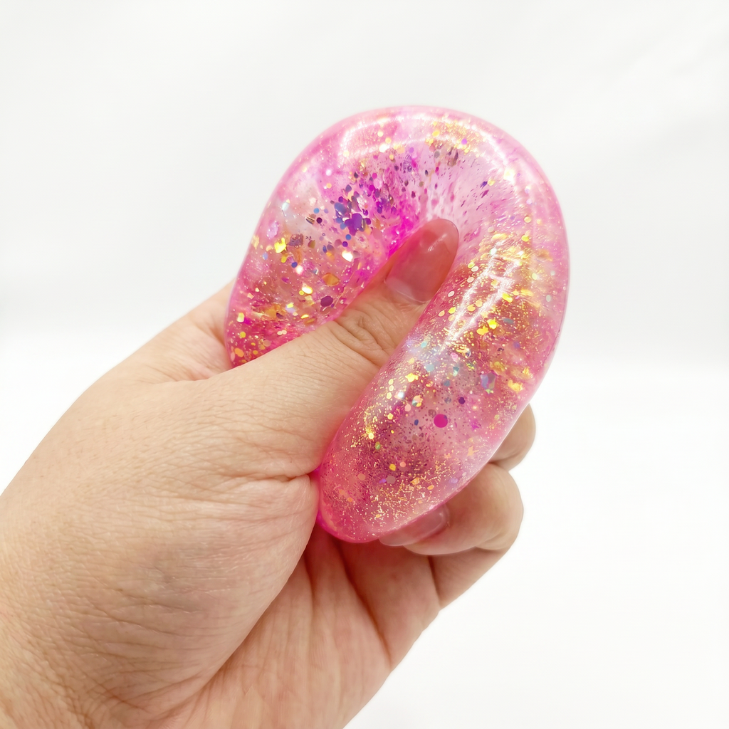 Glitter Squish Sensory Fidget Ball