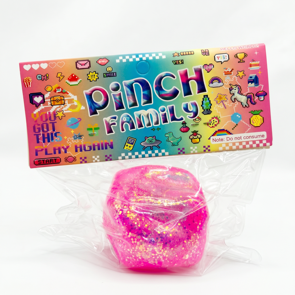 Glitter Squish Sensory Fidget Ball