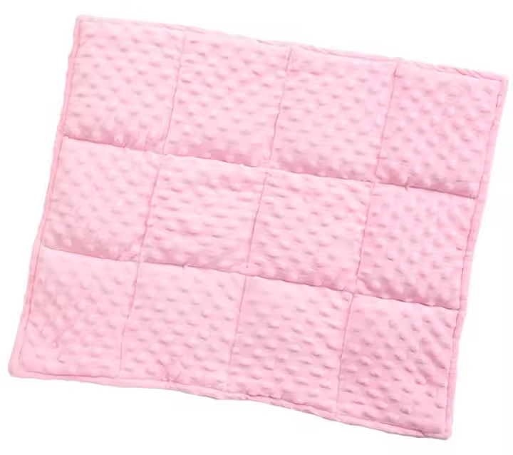 Weighed Lap Blanket - Super Soft  Minky Dot