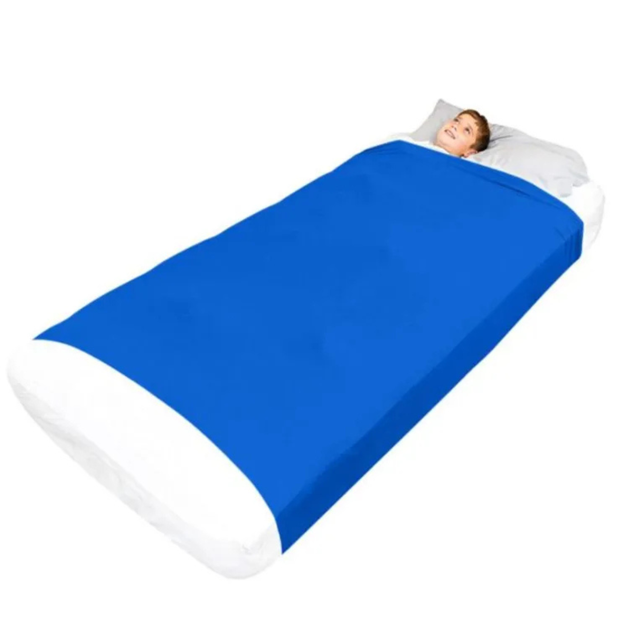 Single Lycra sensory compression bed sheet