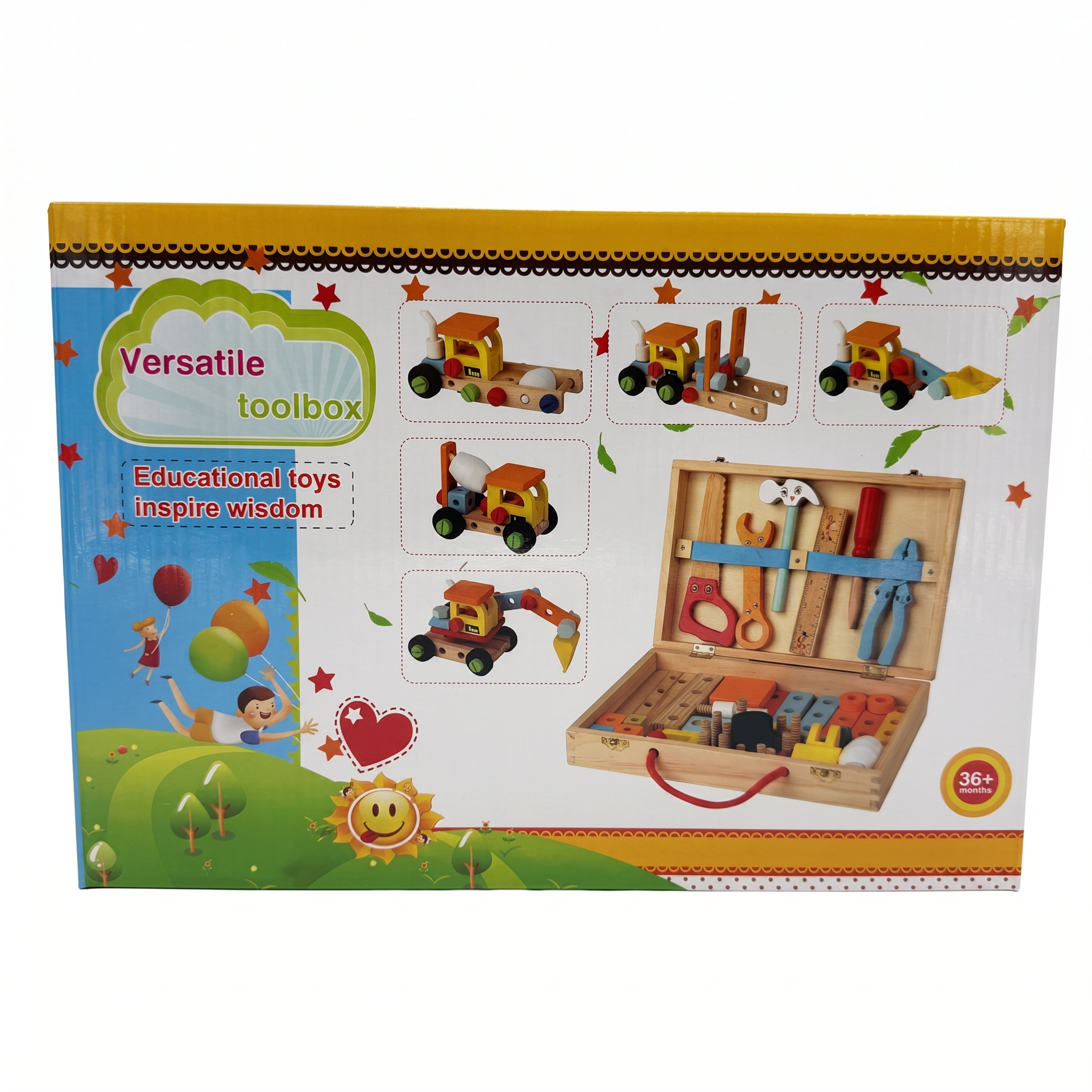 Wooden Machinery Construction Tool Set