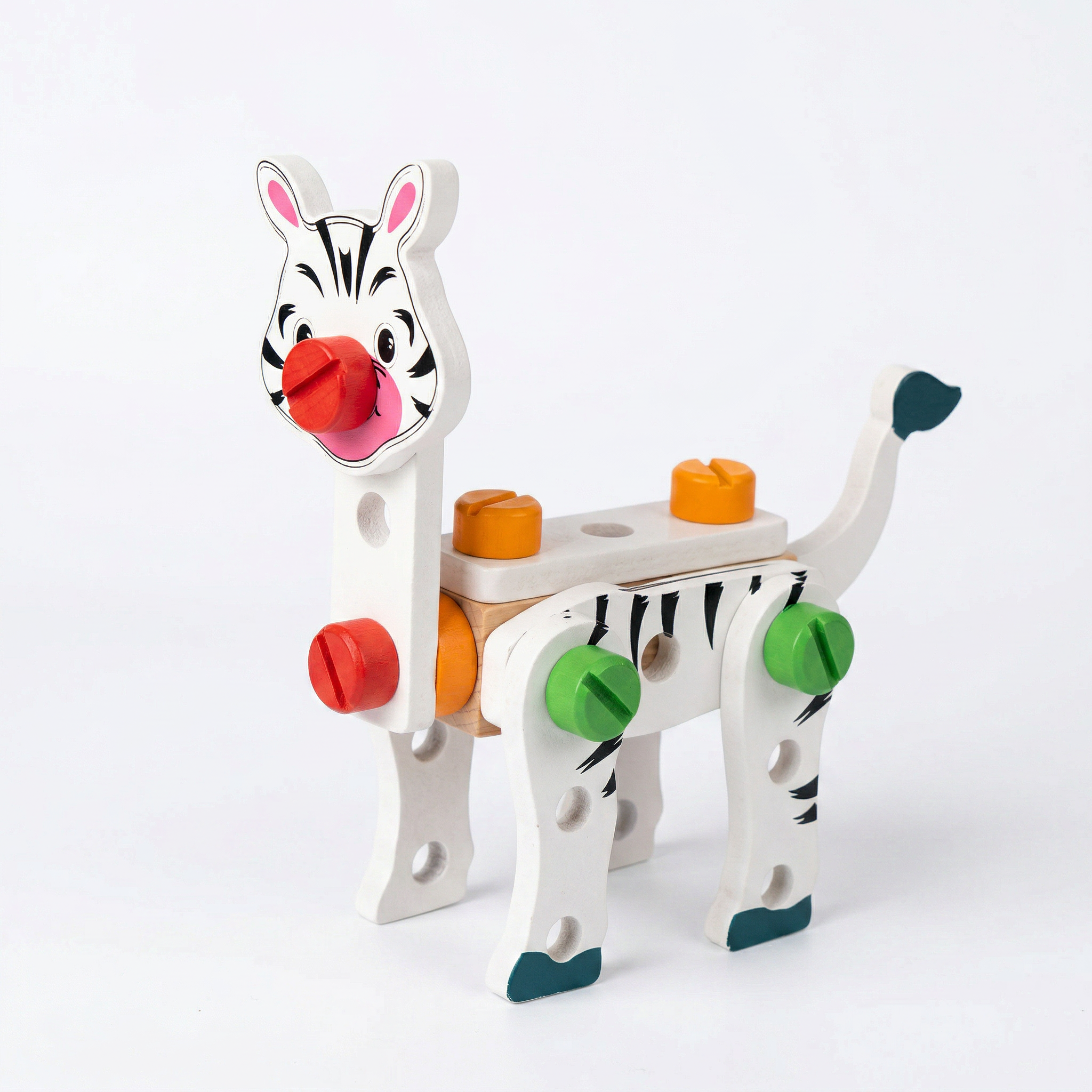 Wooden Safari Construction Toolbox Set