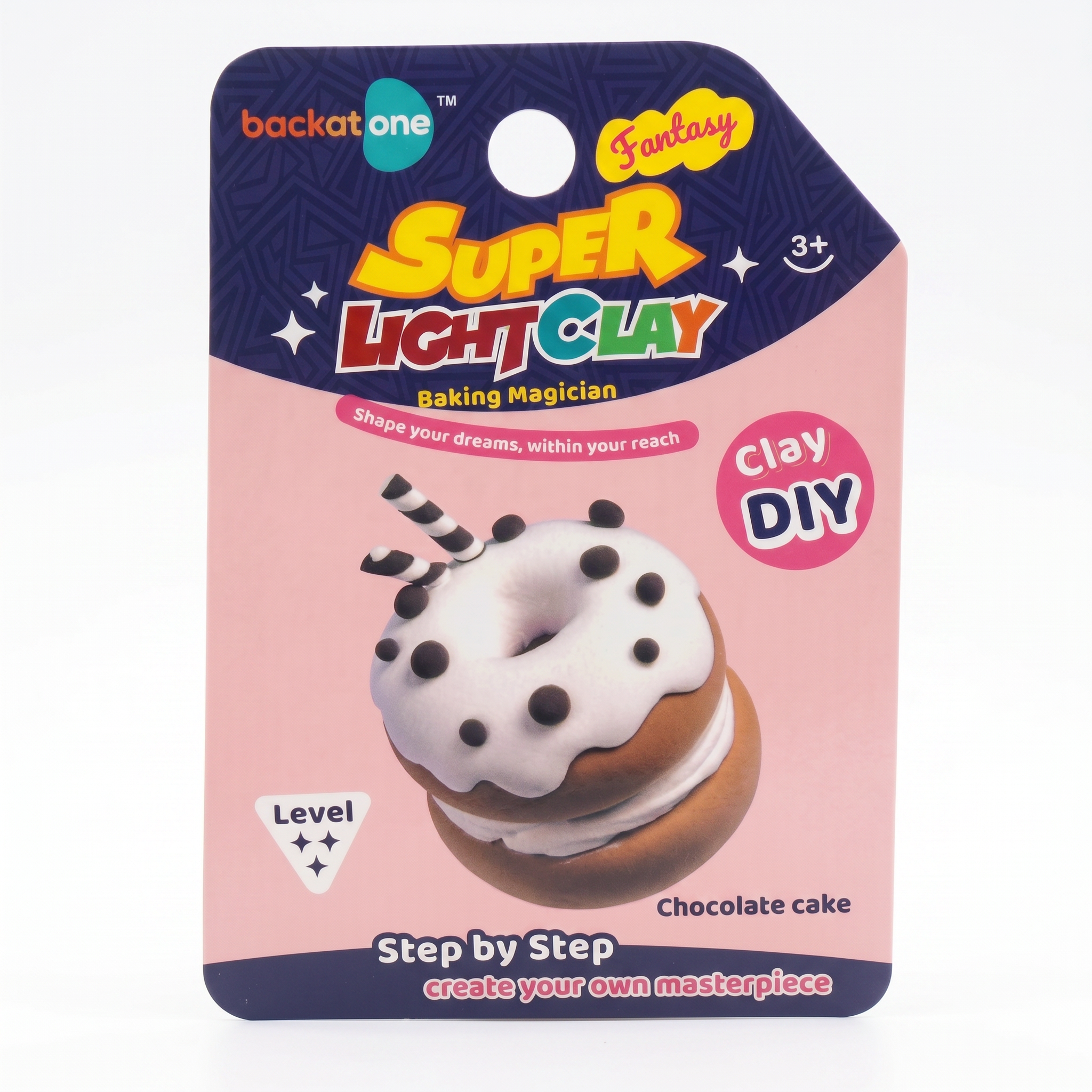 Super Light Clay Kit: Chocolate Cake