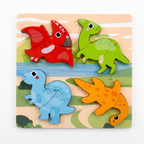 Wooden 4-Piece Puzzle Board Complete Collection (6 Pack)