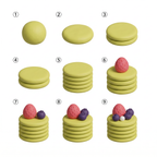 Super Light Clay Kit: Fruit Cake