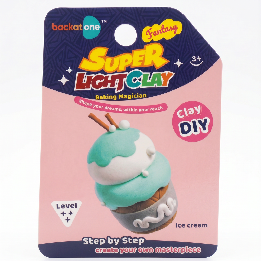 Super Light Clay Kit: Ice Cream