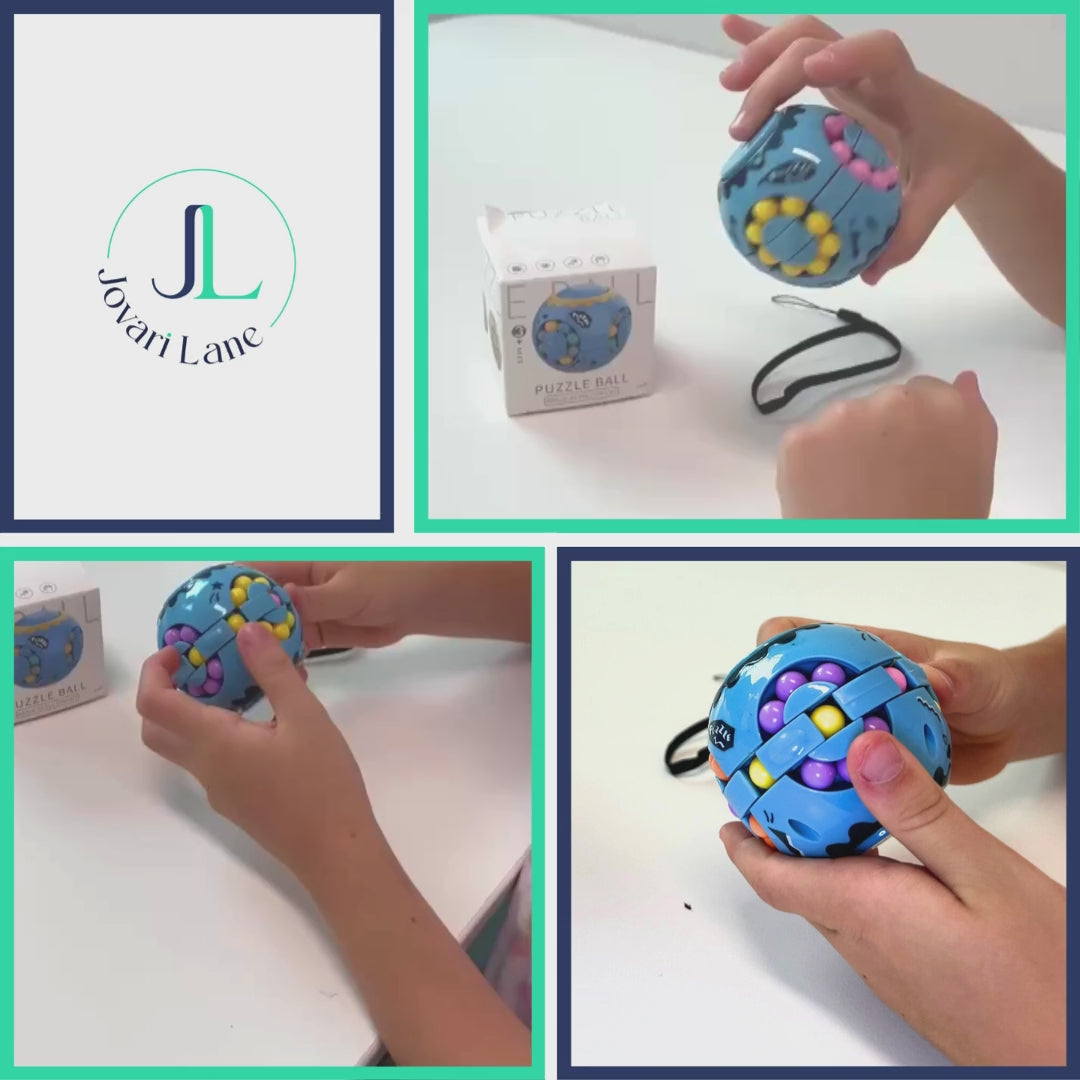 Rotating Magic cube spinner Fidget Ball