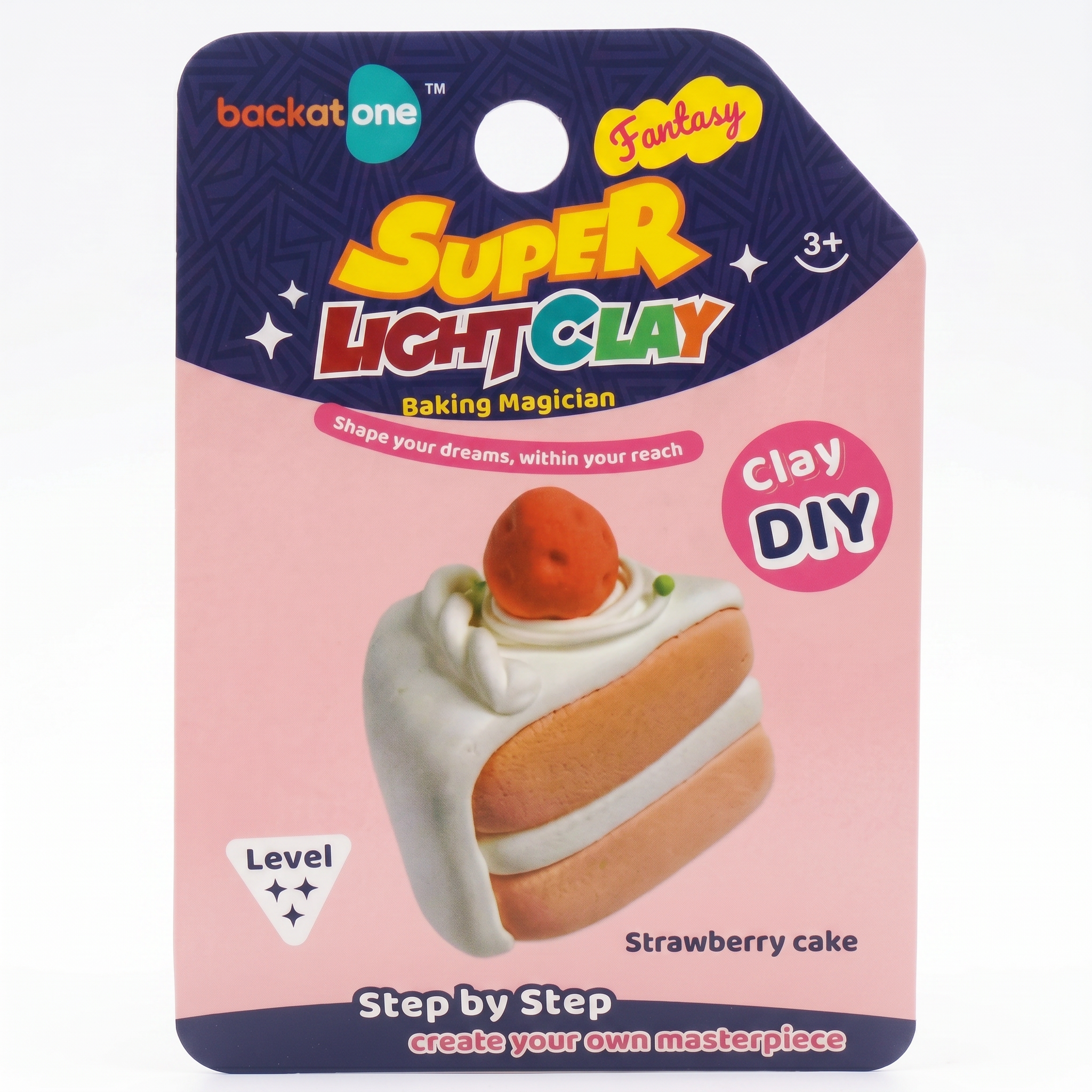 Super Light Clay Kit: Strawberry Cake