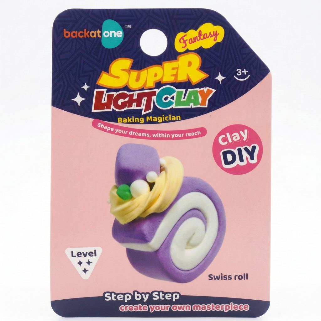 Super Light Clay Kit: Swiss Roll