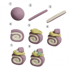 Super Light Clay Kit: Swiss Roll